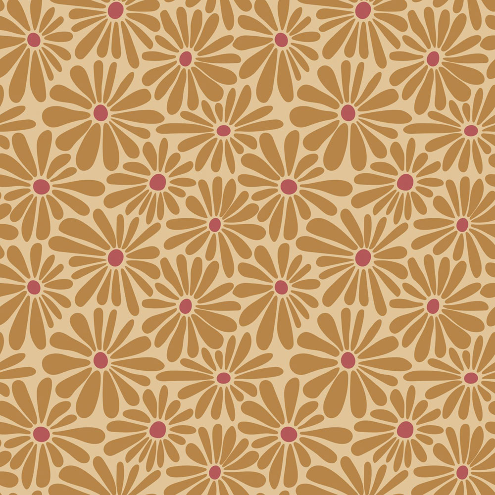 Kvetinová tapeta, hnedá, bordová, 131152, Color Pop, Esta Home