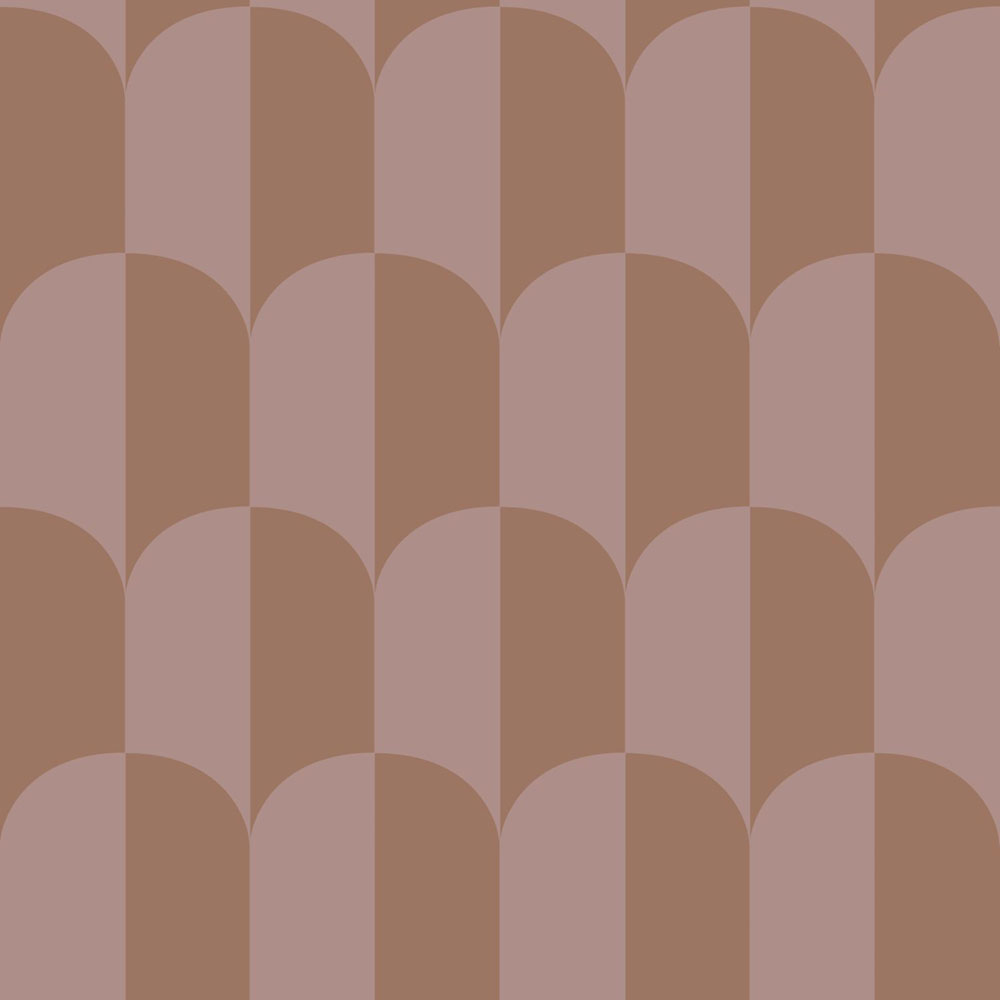 Tapeta s motívom Art Deco, hnedá, hnedo-fialová, 131235, Color Pop, Esta Home