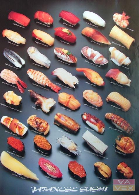 Plagát 3051, Sushi,  98 x 68 cm