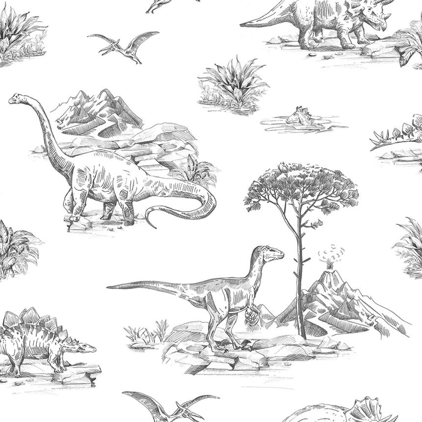 Vliesová tapeta na stenu, Dinosaury 139269, Forest Friends, Esta