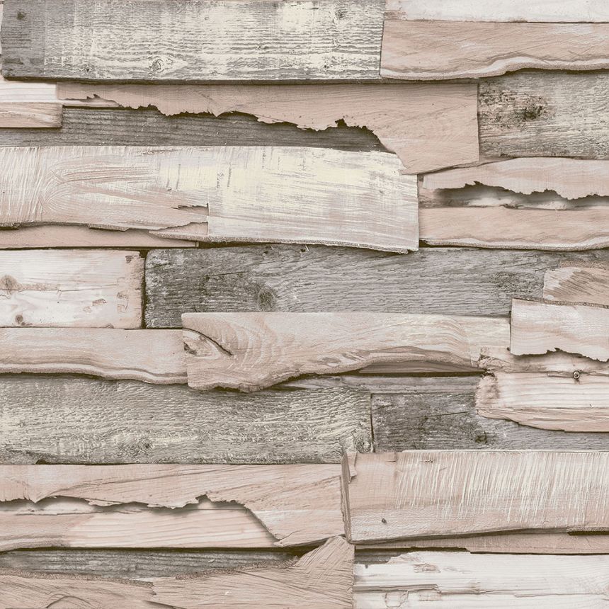 Vliesová tapeta imitácia dreva, drevené dosky, WL1001, Wanderlust, Grandeco