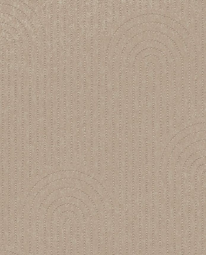 Béžová vliesová tapeta geometrické tvary 312432, Artifact, Eijffinger