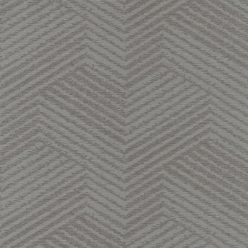 Vliesová metalická hnedo-sivá tapeta geometrický vzor EE2103, Elementum, Grandeco
