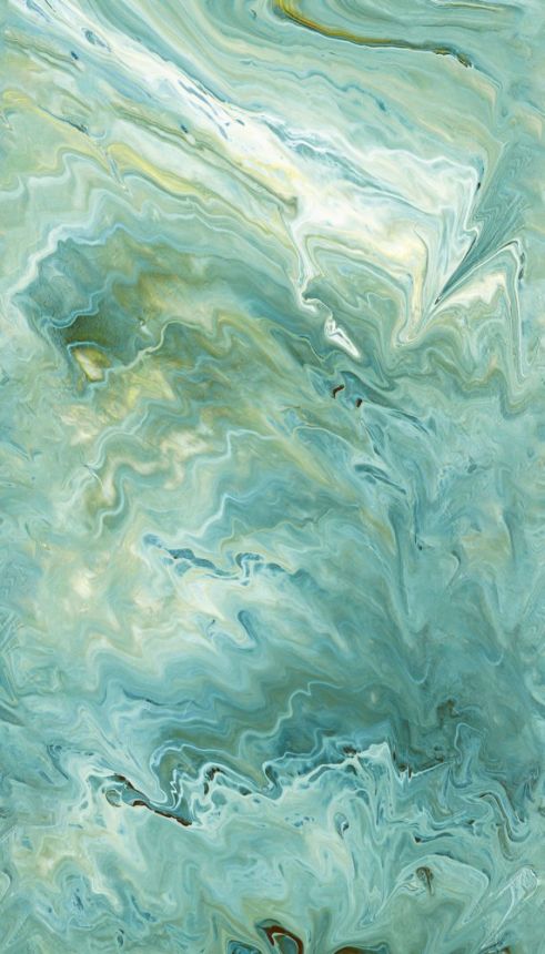 Vliesová obrazová tapeta, imitácia zeleného mramoru A54203, 159 x 280 cm, One roll, one motif, Grandeco