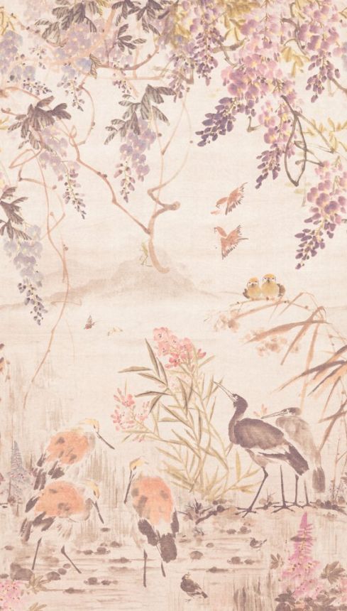 Vliesová obrazová tapeta Japonská záhrada A52302, 159 x 280 cm, One roll, one motif, Grandeco