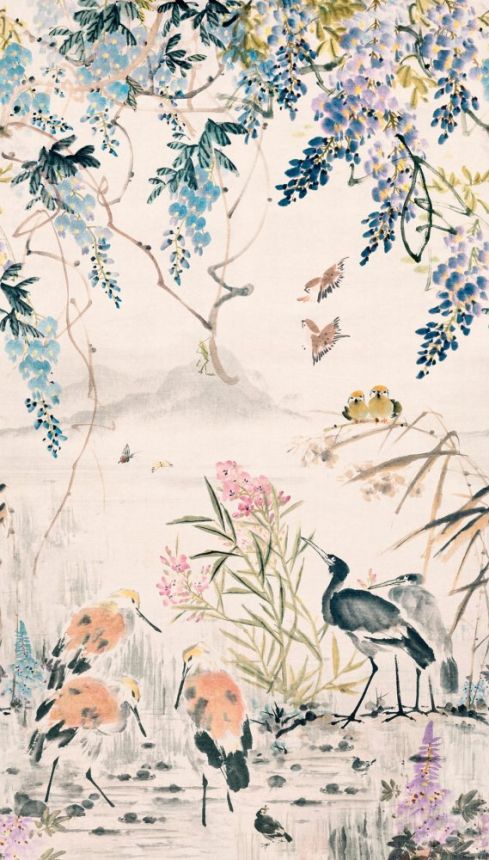 Vliesová obrazová tapeta Japonská záhrada A52301, 159 x 280 cm, One roll, one motif, Grandeco