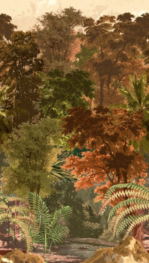 Vliesová obrazová tapeta Džungľa A51802, 159 x 280 cm, One roll, one motif, Grandeco