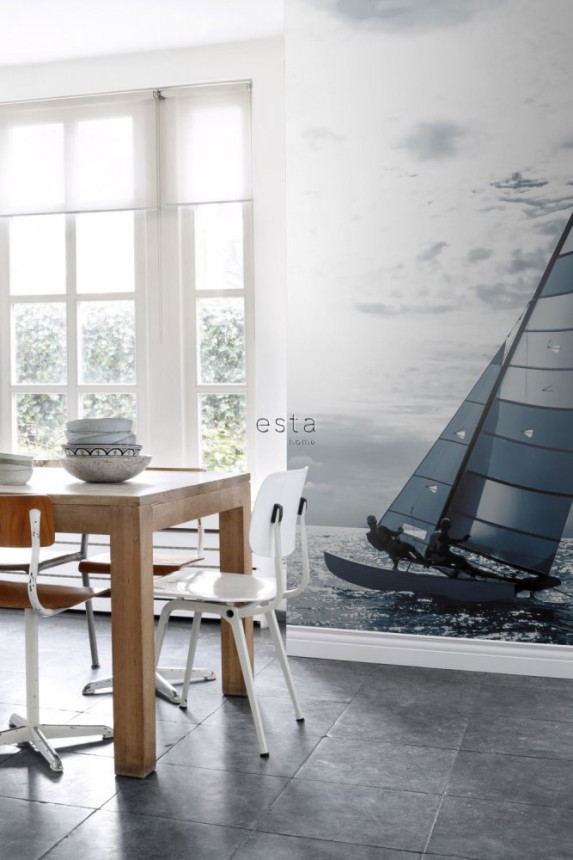 Vliesová fototapeta Plachetnica 158846, 186 x 279 cm, Regatta Crew, Esta Home