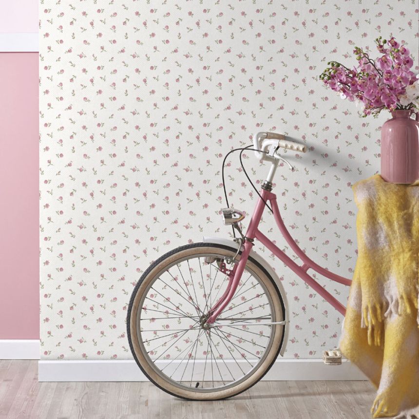 Romantická papierová kvetinová tapeta 455-2, Pippo, ICH Wallcoverings