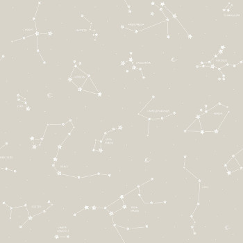 Béžová papierová tapeta na stenu Súhvezdie 3361-4, Oh lala, ICH Wallcoverings