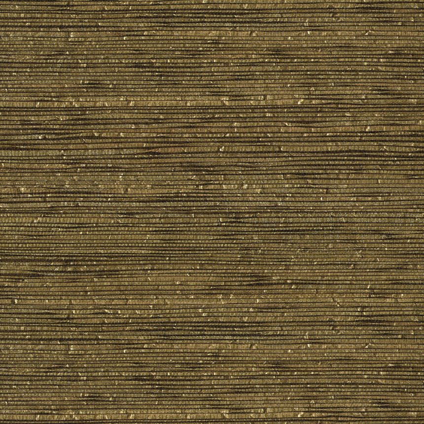 Prírodná hnedá tapeta so zlatým leskom 303537, Natural Wallcoverings III, Eijffinger