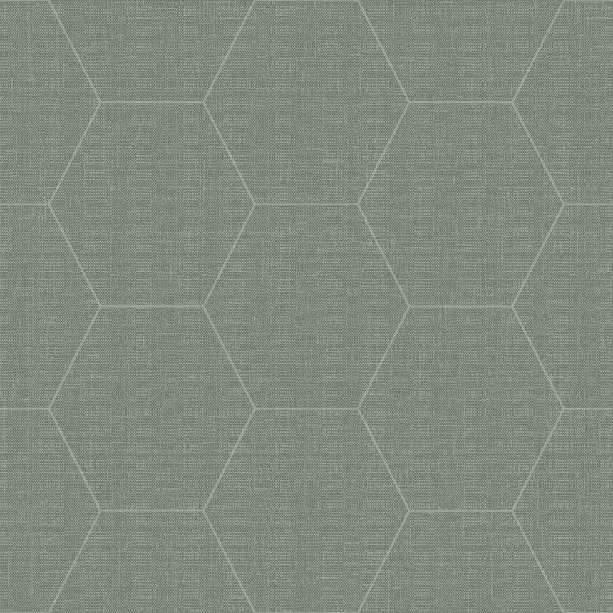 Vliesová tapeta geometrický vzor, hexagóny 148751, Blush, Esta Home