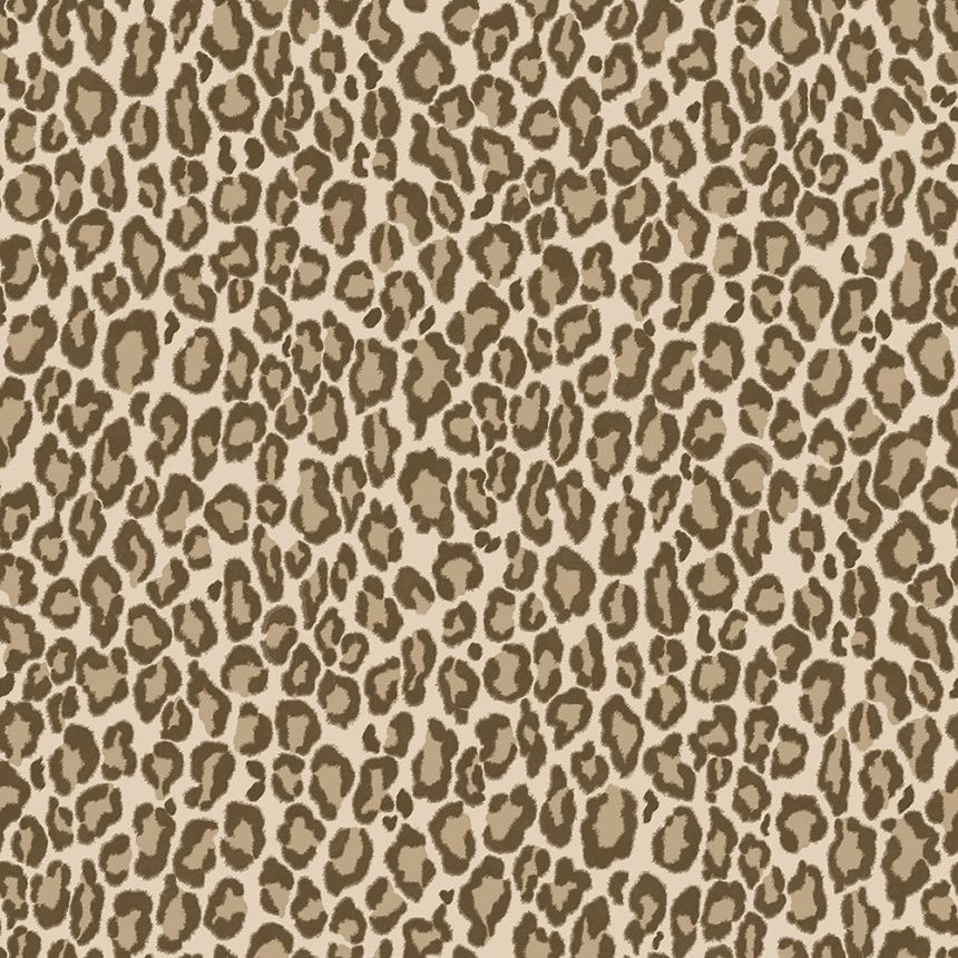 Vliesová hnedá tapeta - imitácia leopardej kože 139152, Paradise, Esta Home