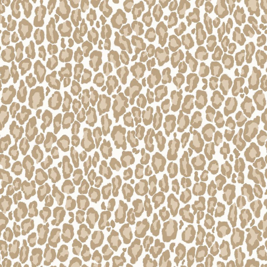 Vliesová béžová tapeta - imitácia leopardej kože 139151, Paradise, Esta Home