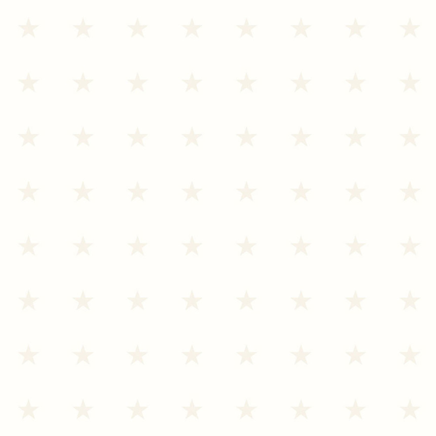 Biela vliesová tapeta s béžovými hviezdičkami 346828, Precious, Origin