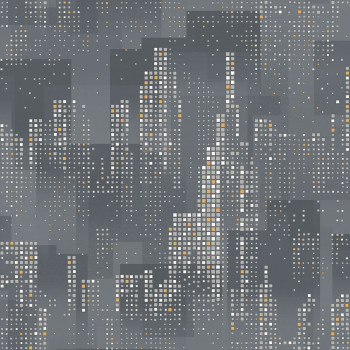 Vliesová grafická tapeta s metalickými prvkami - Mesto - M46309, Loft, Ugépa