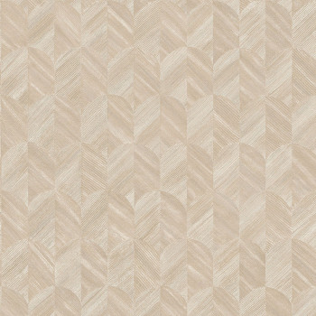 Béžovo-krémová tapeta s geometrickým vzorom MU3213 Muse, Grandeco