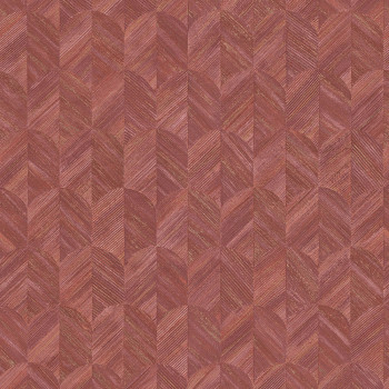 Vínová tapeta s geometrickým vzorom MU3209 Muse, Grandeco