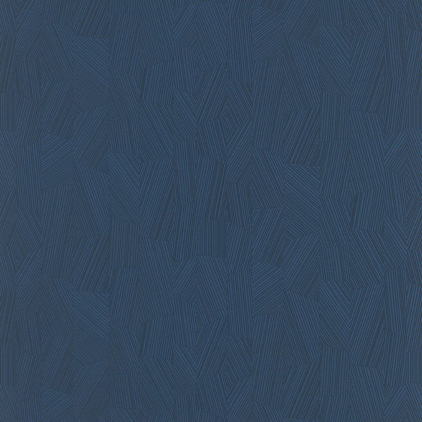 Tmavomodrá tapeta s geometrickým vzorom MU3008 Muse, Grandeco