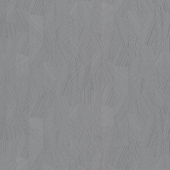 Sivá tapeta s geometrickým vzorom MU3007 Muse, Grandeco