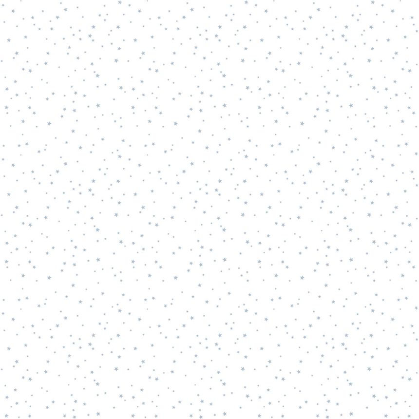 Biela vliesová detská tapeta s modrými hviezdičkami 7005-4, Noa, ICH Wallcoverings