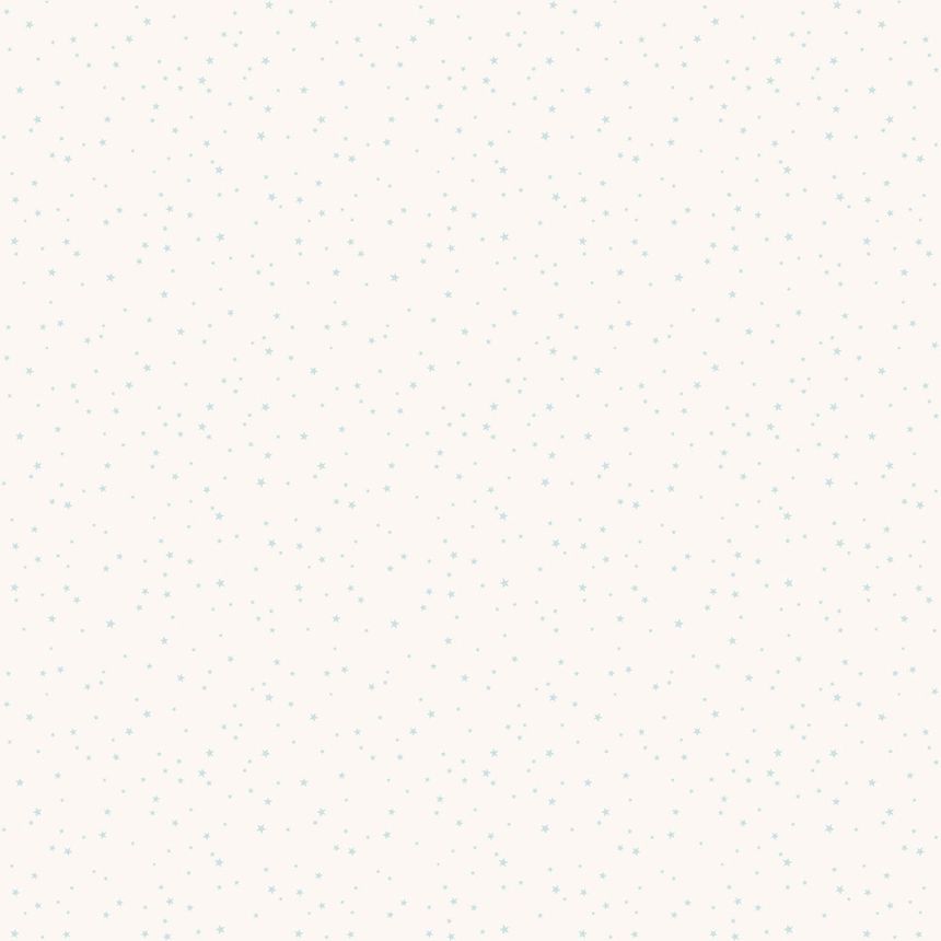 Biela vliesová detská tapeta s modrými hviezdičkami 7005-1, Noa, ICH Wallcoverings