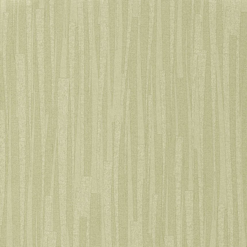Zelená vliesová pruhovaná tapeta na stenu s vinylovým povrchom 32107, Textilia, Limonta