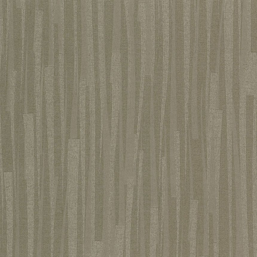 Sivá vliesová pruhovaná tapeta na stenu s vinylovým povrchom 32106, Textilia, Limonta