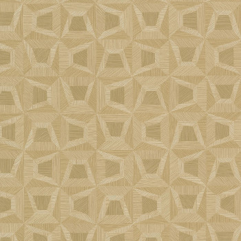 Béžová vliesová tapeta s geometrickým vzorom 31907, Textilia, Limonta