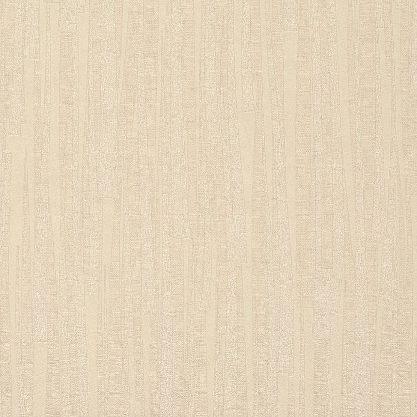 Béžová vliesová pruhovaná tapeta na stenu s vinylovým povrchom 32103, Textilia, Limonta