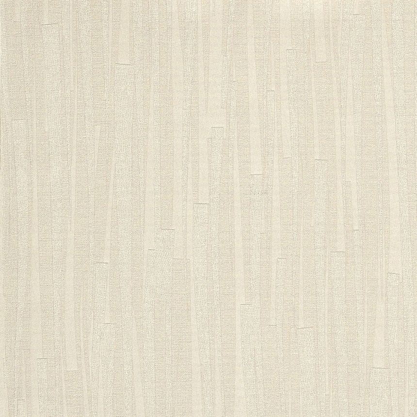 Béžová vliesová pruhovaná tapeta na stenu s vinylovým povrchom 32102, Textilia, Limonta