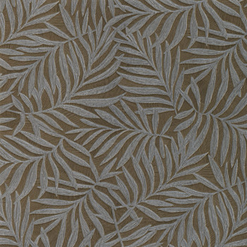 Hnedá vliesová tapeta na stenu s vinylovým povrchom, Listy 31812, Textilia, Limonta