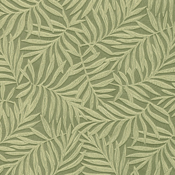 Zelená vliesová tapeta na stenu s vinylovým povrchom, Listy 31810, Textilia, Limonta