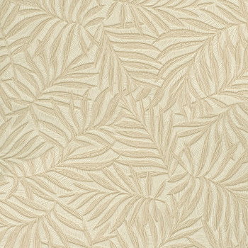 Béžová vliesová tapeta na stenu s vinylovým povrchom, Listy 31803, Textilia, Limonta