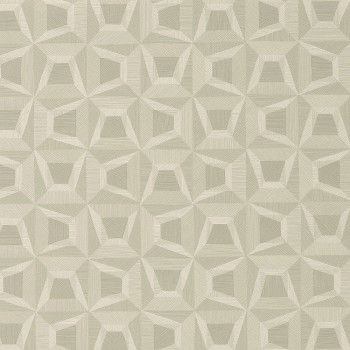 Béžová vliesová tapeta s geometrickým vzorom 31904, Textilia, Limonta