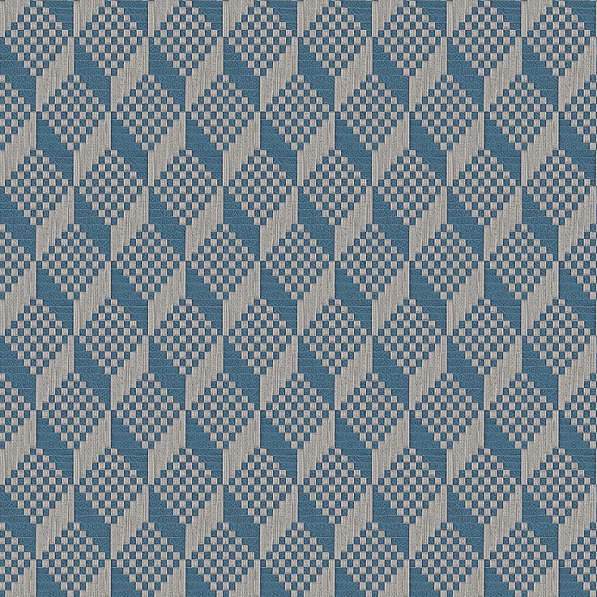 Luxusná sivo-modrá vliesová 3d tapeta GR322306, Grace, Design ID