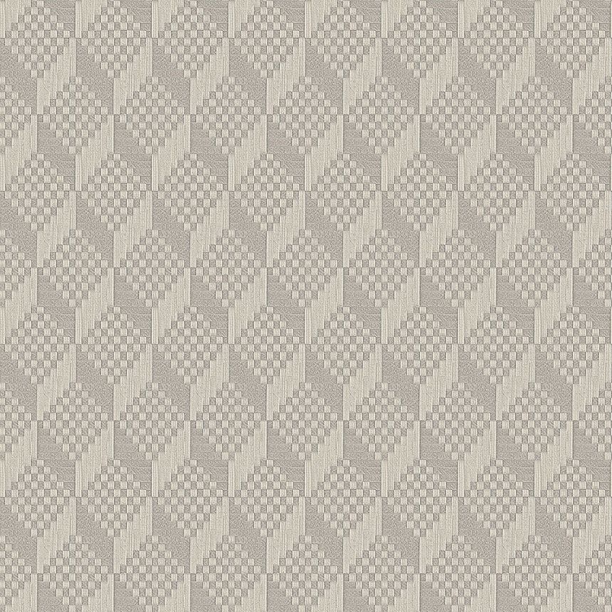 Luxusná sivo-strieborná vliesová 3d tapeta GR322303, Grace, Design ID