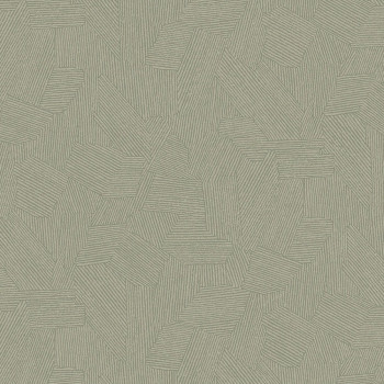 Zelená tapeta na stenu s grafickým etno vzorom 318007, Twist, Eijffinger