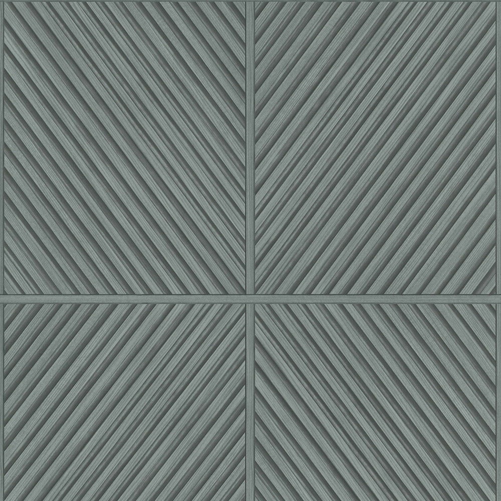 Zelená vlnená 3D tapeta drevo 221132, Rivi?ra Maison 3, BN Walls