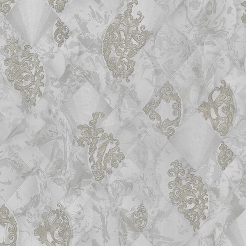 Luxusná sivá vliesová tapeta s ornamentami M31927, Magnifica Murella, Zambaiti Parati