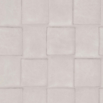 Sivo-béžová vliesová 3D tapeta, imitácia kože 221111, Rivi?ra Maison 3, BN Walls