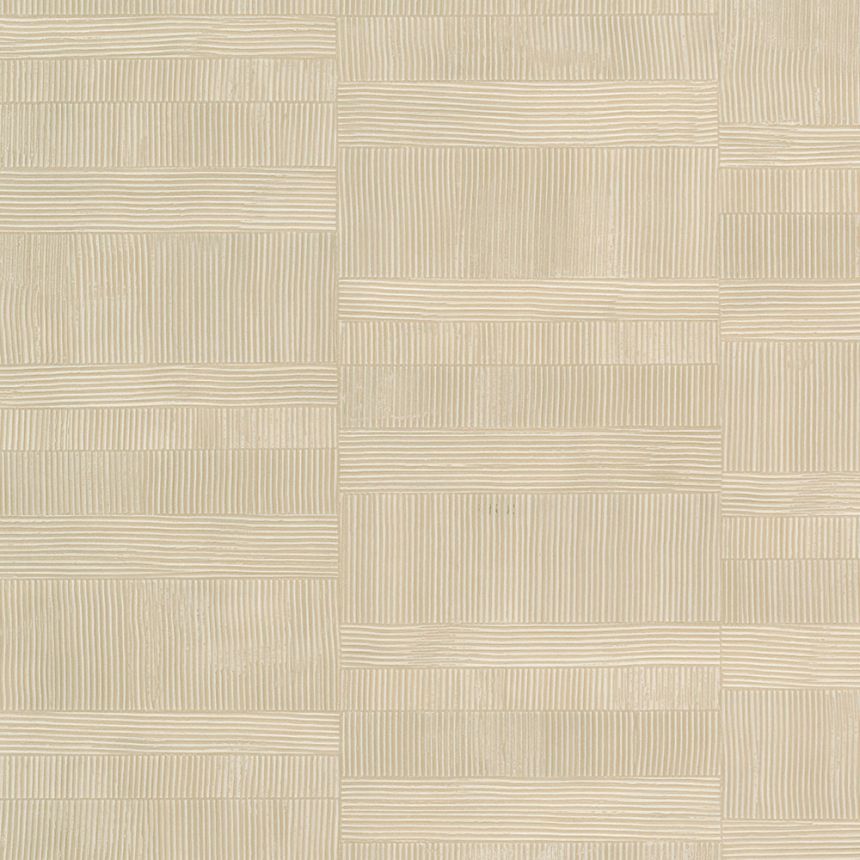 Luxusné svetlo béžová tapeta geometrická 64602, Materea, Limonta