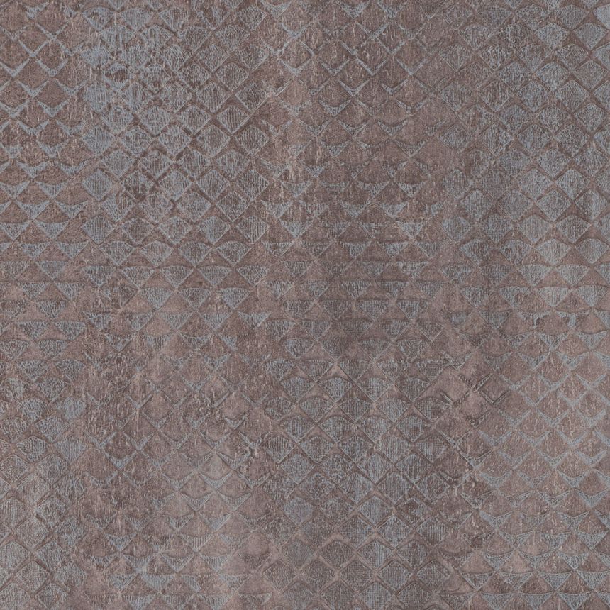 Hnedá tapeta geometrický vzor 28604, Kaleido, Limonta