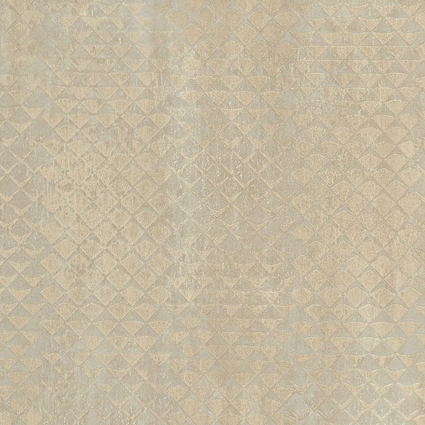 Hnedá tapeta geometrický vzor 28616, Kaleido, Limonta