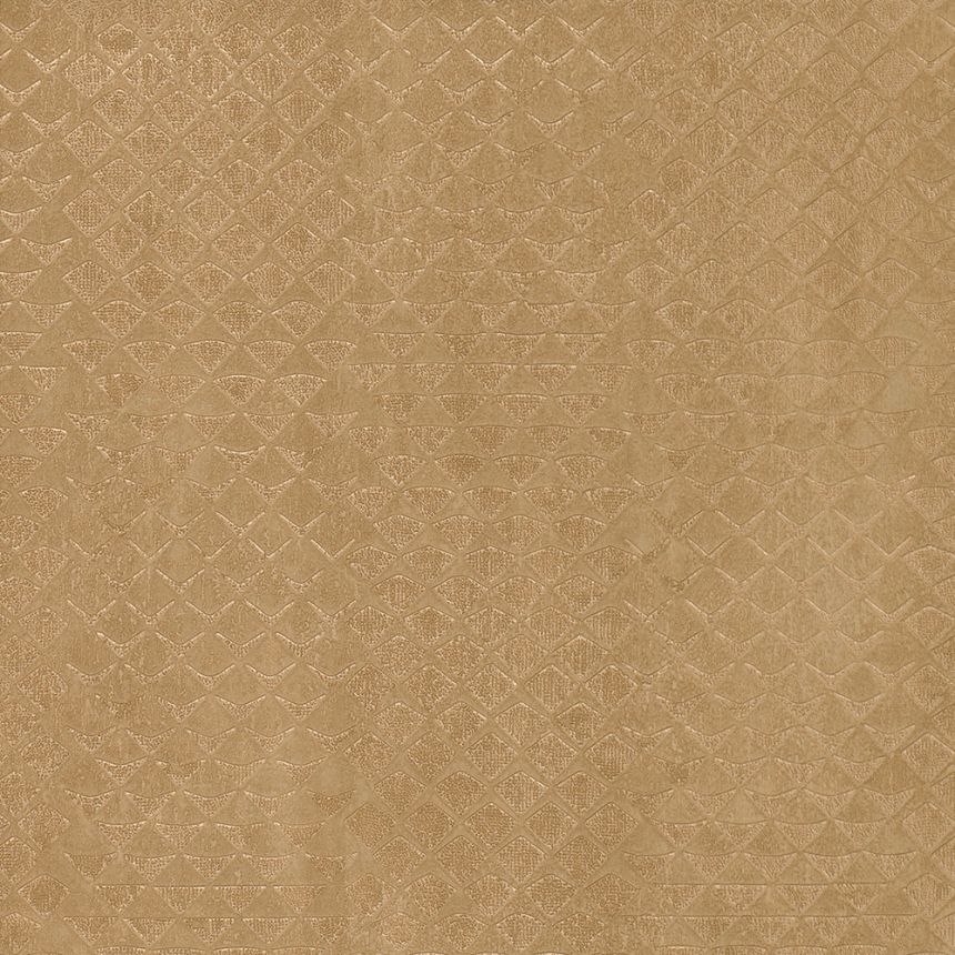 Hnedá tapeta geometrický vzor 28610, Kaleido, Limonta