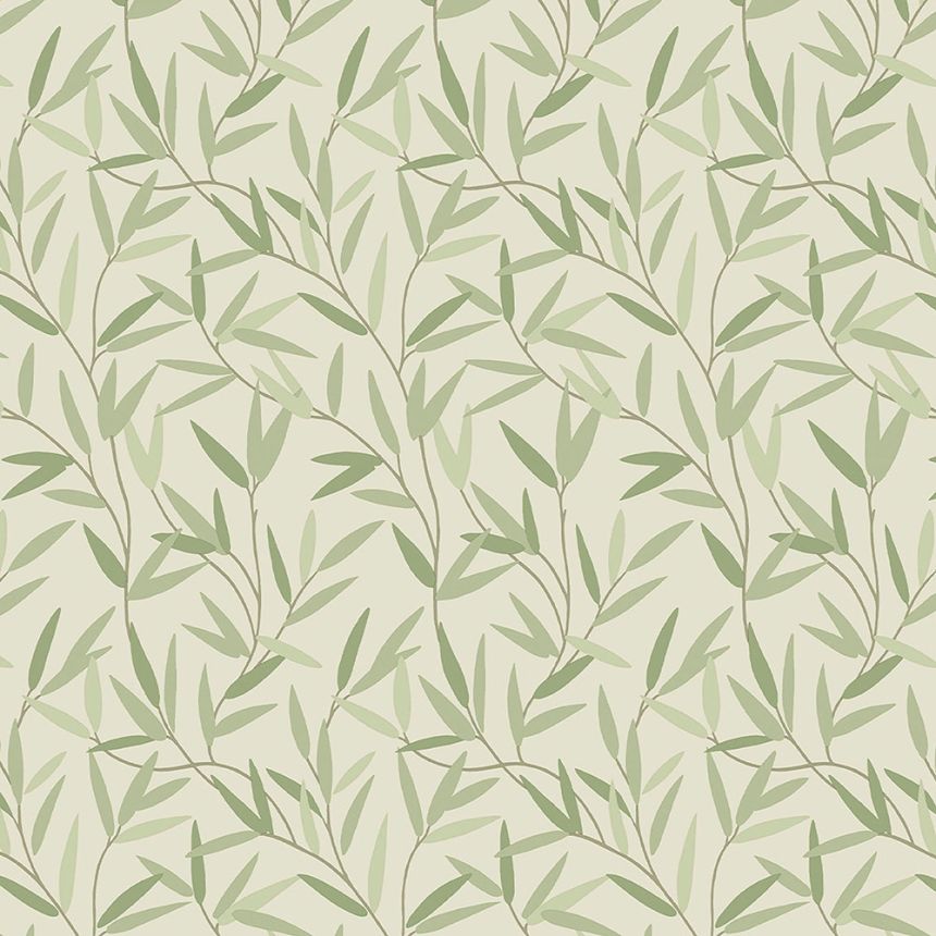 Vliesová tapeta na stenu s vetvičkami zeleného bambusu 113364, Laura Ashley, Graham & Brown