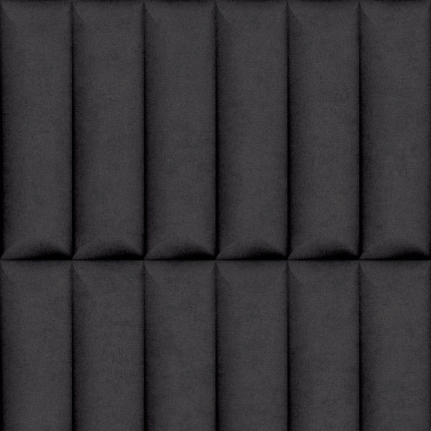 Vliesová tmavosivá 3D tapeta geometrický vzor, AF24542, Affinity, Decoprint