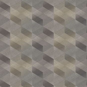 Vliesová sivá tapeta geometrický vzor, AF24584, Affinity, Decoprint