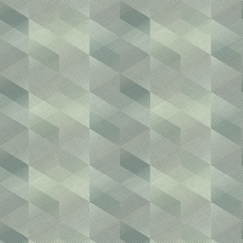 Vliesová svetlozelená tapeta geometrický vzor, AF24580, Affinity, Decoprint