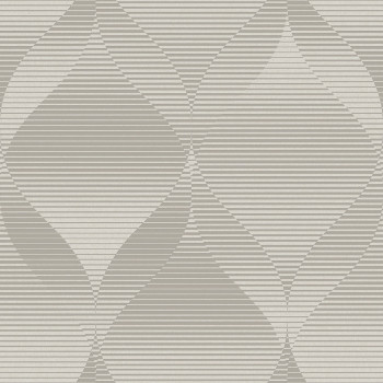 Vliesová sivá tapeta geometrický vzor, AF24572, Affinity, Decoprint